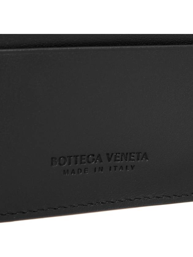 Intreciato Cassette Half Wallet Black - BOTTEGA VENETA - BALAAN 6