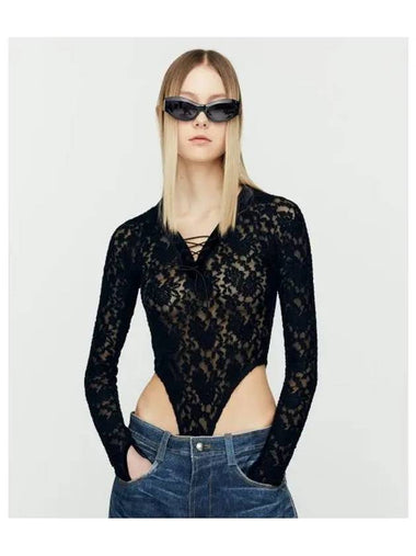 for WOMEN Rose Lace Bodysuit atb1192w BLACK - ANDERSSON BELL - BALAAN 1