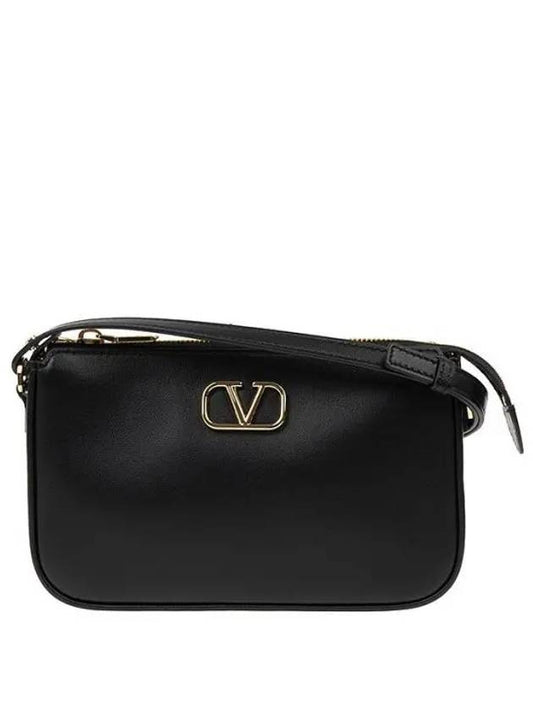 Mini V logo signature leather women s shoulder bag 2P0AA9 MIM 0NO 1017003 - VALENTINO - BALAAN 1