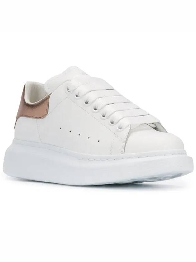 Oversized Low Top Sneakers White Rose Gold - ALEXANDER MCQUEEN - BALAAN 4