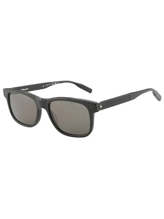 Sunglasses MB0163S 001 Square Acetate Men Women - MONTBLANC - BALAAN 1