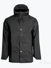 Men's Waterproof Raincoat Black - RAINS - BALAAN 2