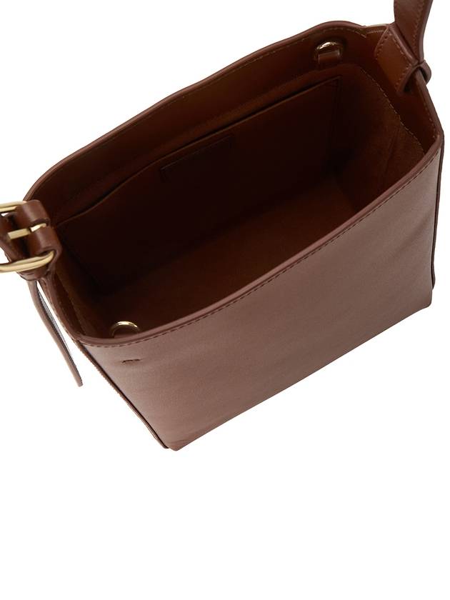 Virginie Leather Small Shoulder Bag Brown - A.P.C. - BALAAN 7