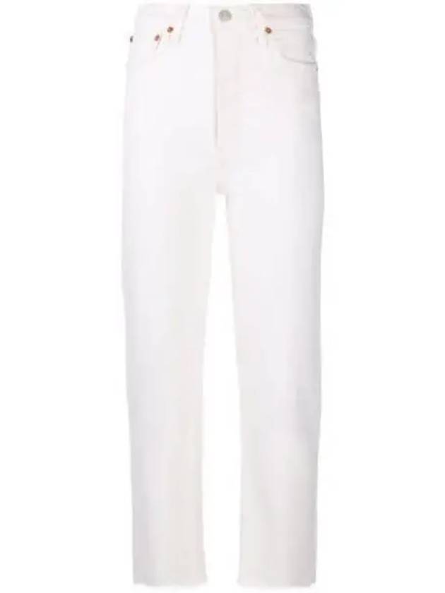 70S Stove Pipe Pants Vintage White 1933WSTV27VINTAGEWHITE 1239543 - RE/DONE - BALAAN 1