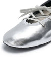 Women s PINA Cotton Canvas Ballerina Shoes Silver SH0003 SI - PALOMA WOOL - BALAAN 6