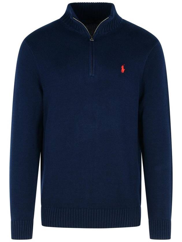 Polo Ralph Lauren Blue Cotton Sweater - POLO RALPH LAUREN - BALAAN 1