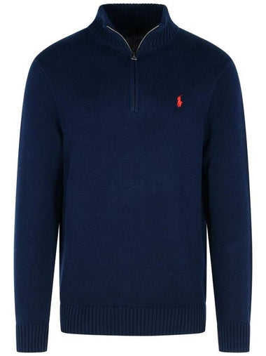 Polo Ralph Lauren Blue Cotton Sweater - POLO RALPH LAUREN - BALAAN 1