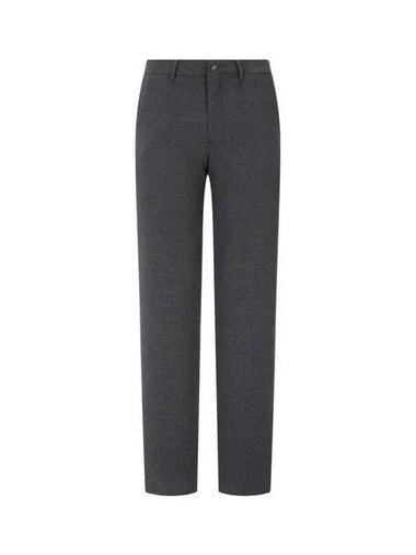 PS Stretch Textured Waffle Pants Dark Gray 270145 - PAUL SMITH - BALAAN 1