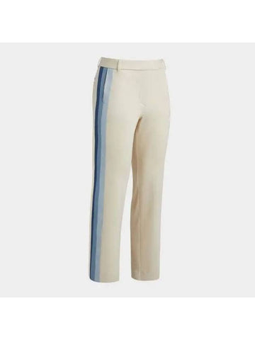 Women's Side Stripe Stretch Technical Twill Pants Stone - G/FORE - BALAAN 1