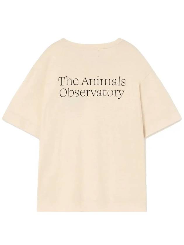 Kids Back Logo Printing Overfit T Shirt F23019 303EI - THE ANIMALS OBSERVATORY - BALAAN 3