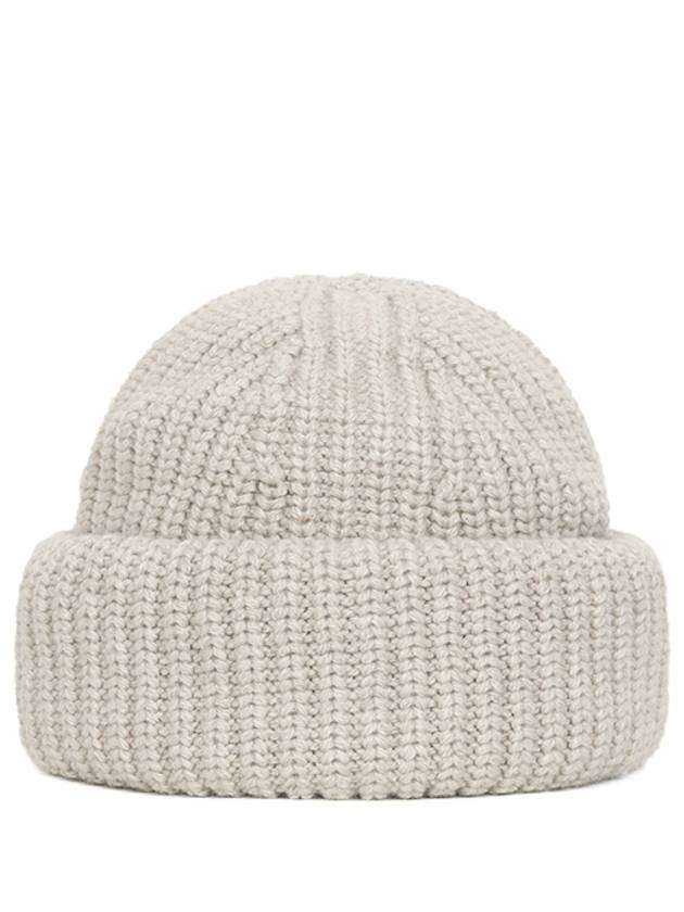 Darwin Rib Cashmere Beanie Natural - LORO PIANA - BALAAN 2