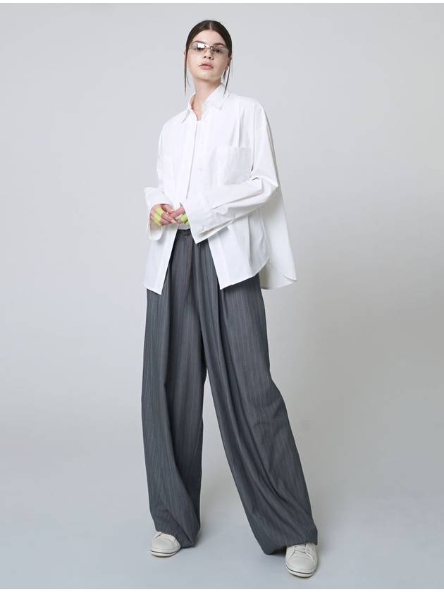 AW41SH05 Chin Volume Wind Shirt_White - ATHPLATFORM - BALAAN 7