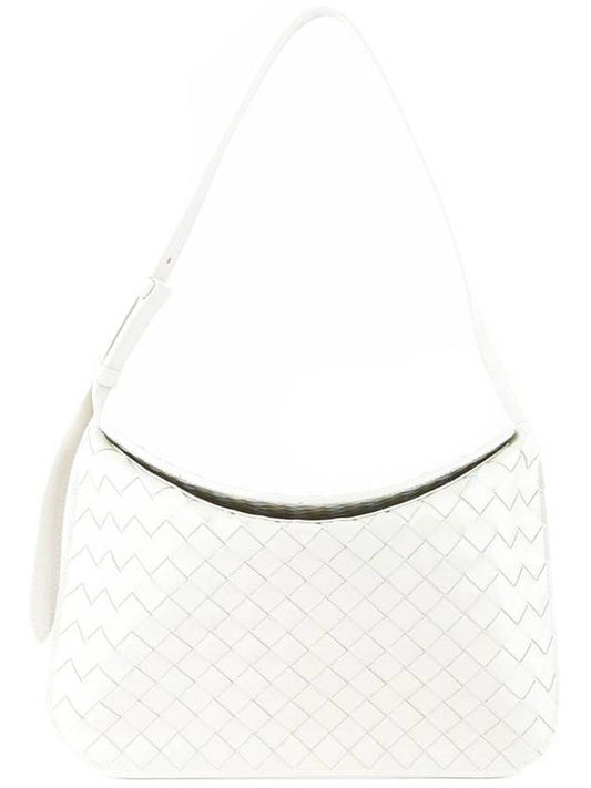 Intrecciato Flap Shoulder Bag White - BOTTEGA VENETA - BALAAN 2