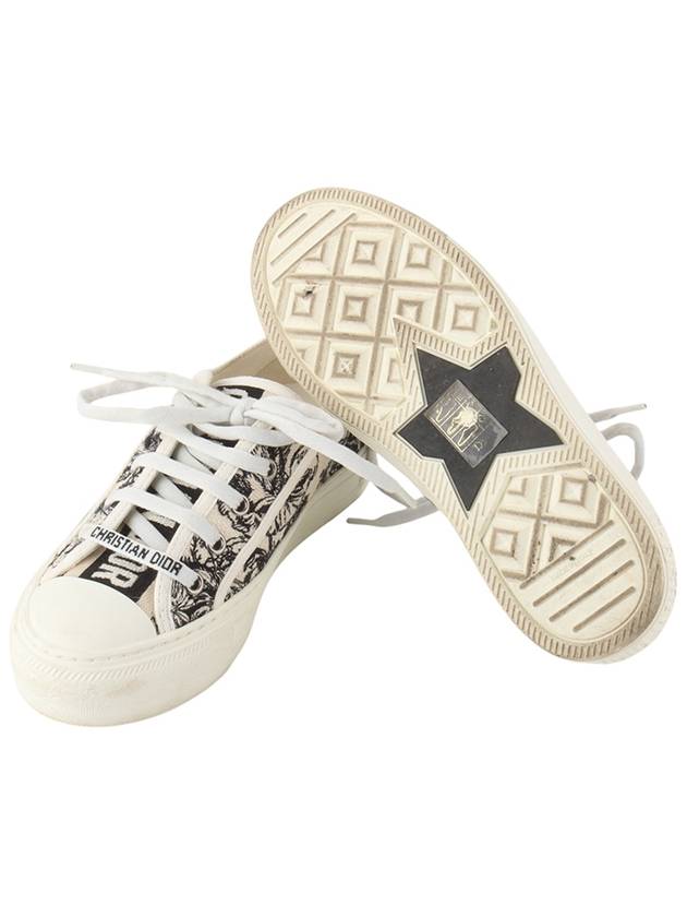 KCK211ZEB Walk Embroidery Cotton Sneakers Size 35 Department Store Invoice 34258 3 - DIOR - BALAAN 7