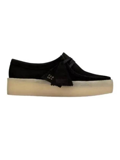 Wallabee Cup Nubuck Loafers Black - CLARKS - BALAAN 2