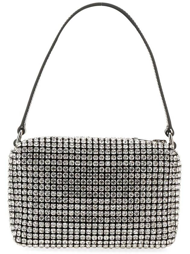 Heiress Crystal Mesh Pouch Bag Black White - ALEXANDER WANG - BALAAN 7