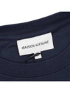 Speedy Fox Patch Comfort Short Sleeve T-Shirt Ink Blue - MAISON KITSUNE - BALAAN 4