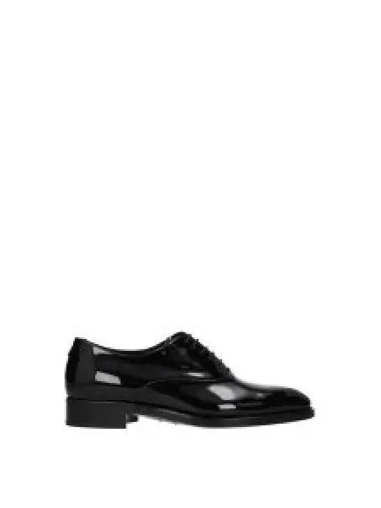 Men's Patent Leather Adrian Oxford Shoes Black - SAINT LAURENT - BALAAN 2