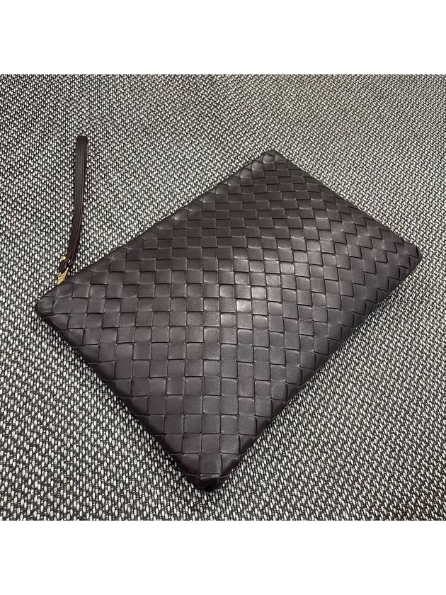 Intrecciato Large Clutch Bag Potion - BOTTEGA VENETA - BALAAN 3