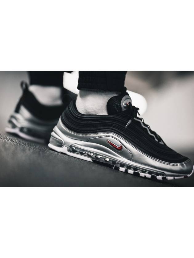 Air Max 97 Low Top Sneakers Silver Black - NIKE - BALAAN 5