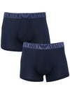 Men's Logo Band Boxer 2P Briefs Navy - EMPORIO ARMANI - 2