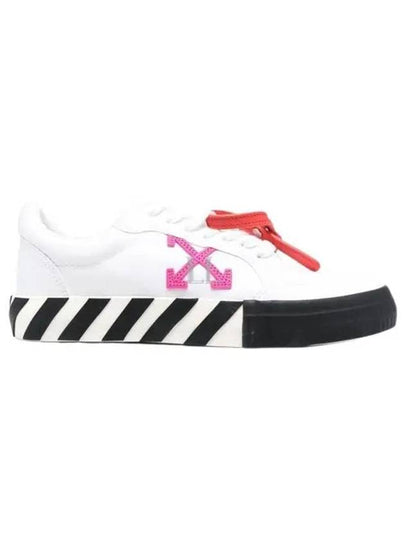 Vulcanized Low Top Sneakers White Fuchsia - OFF WHITE - BALAAN 2