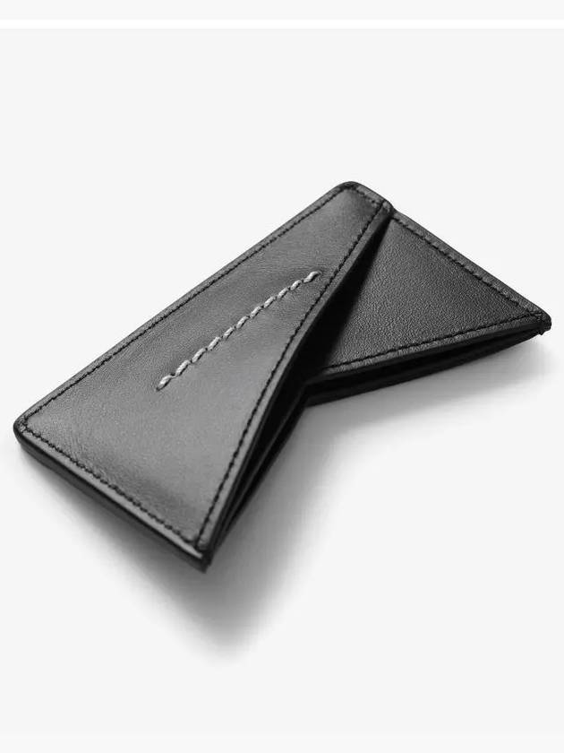 Embossed Numeric Logo Card Wallet Black - MAISON MARGIELA - BALAAN 4