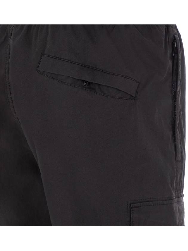 Wappen Patch Cargo Track Pants Black - STONE ISLAND - BALAAN 6