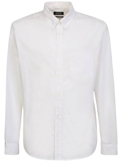 Edouard Long Sleeve Shirt White - A.P.C. - BALAAN 2