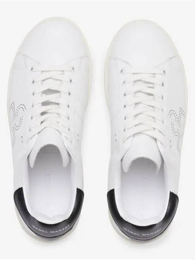 Bart Logo Low-Top Sneakers White - ISABEL MARANT - BALAAN 5