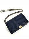 Caviar gold boy chevron woc mini bag cross - CHANEL - BALAAN 7