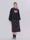 MET present shiny sweatshirt skirt set - METAPHER - BALAAN 4