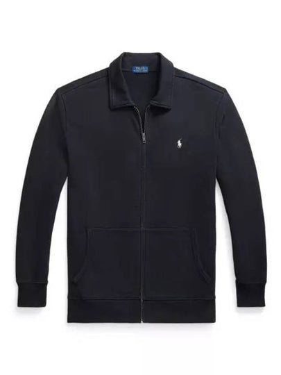 Embroidered Pony Logo Zip-Up Jacket Fade Black - POLO RALPH LAUREN - BALAAN 2