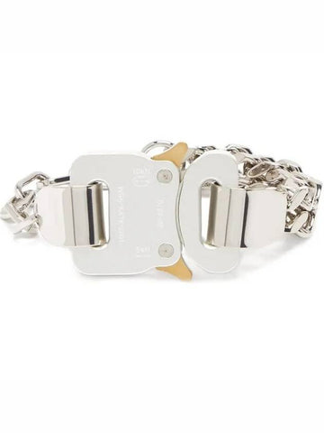 Triple Cubic Roller Coaster Buckle Claps Bracelet - 1017 ALYX 9SM - BALAAN 1