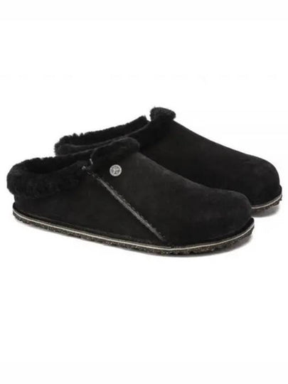 Zermatt Suede Slippers Black - BIRKENSTOCK - BALAAN 2