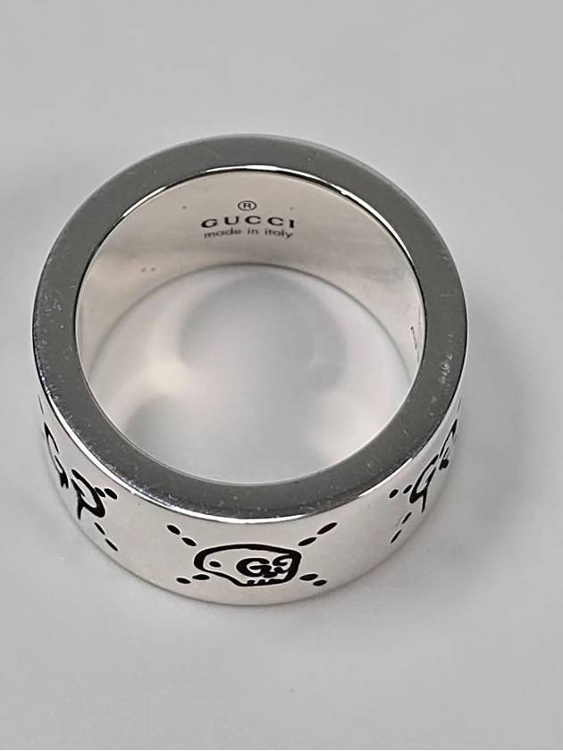 Ghost Skull Silver Ring No 7 - GUCCI - BALAAN 6