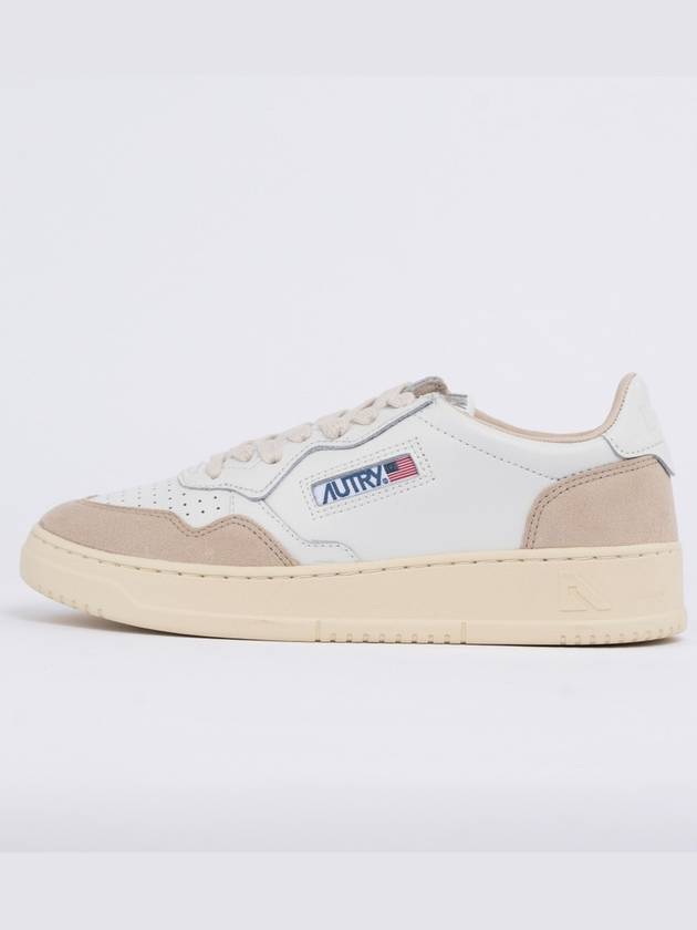 Medalist Goatskin Low Top Sneakers White - AUTRY - BALAAN 3