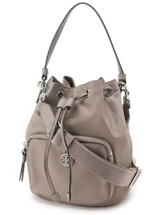 Virginia Logo Bucket Bag Grey - TORY BURCH - BALAAN 4