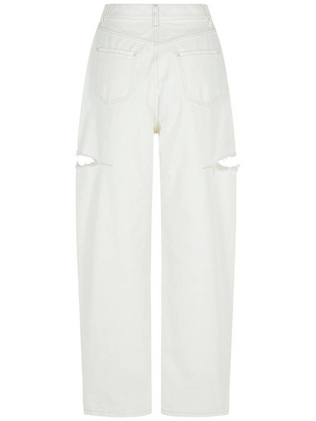 Distressed Denim Jeans White - MAISON MARGIELA - BALAAN 4