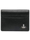 ORB Plaque Card Wallet Black - VIVIENNE WESTWOOD - BALAAN 3