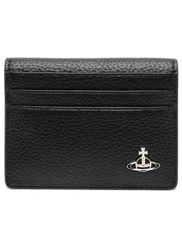 ORB Plaque Card Wallet Black - VIVIENNE WESTWOOD - BALAAN 3