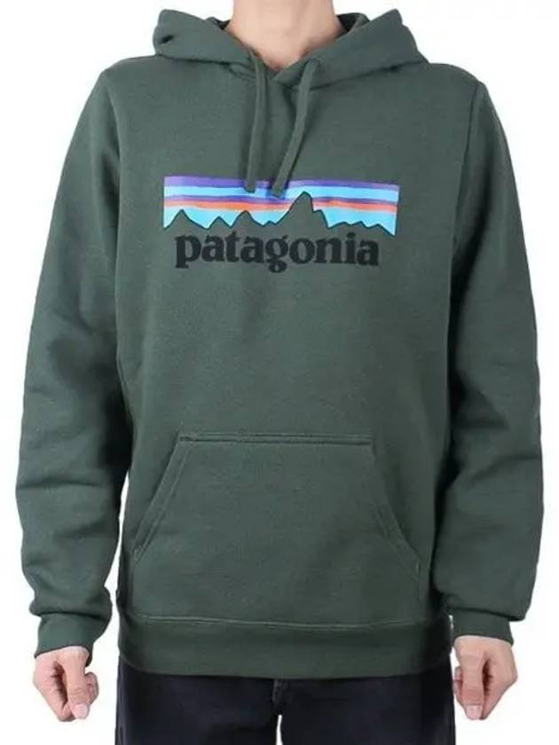 P 6 Logo Uprisal Hoodie Green - PATAGONIA - BALAAN 2