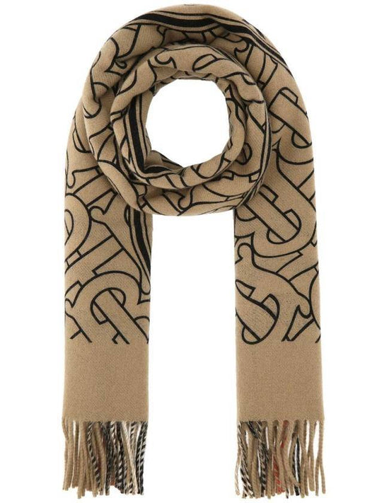 Women's Reversible Cashmere Scarf Beige - BURBERRY - BALAAN 1