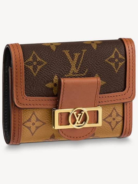 Monogram Dauphine Compact Half Wallet Brown - LOUIS VUITTON - BALAAN 2