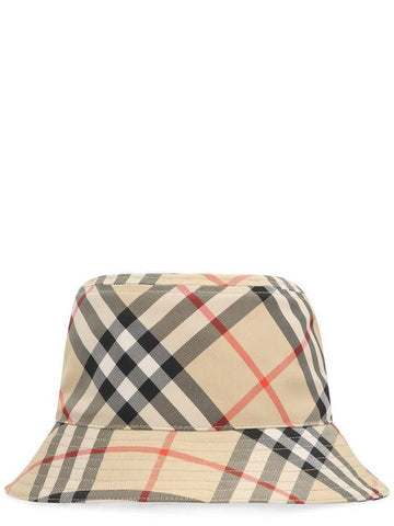 BURBERRY MH CHECK BUCKET HAT - BURBERRY - BALAAN 1