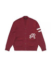 Health SeekersGolfers Perennial Varsity Cardigan RED M3313LKO02RED - MALBON GOLF - BALAAN 1