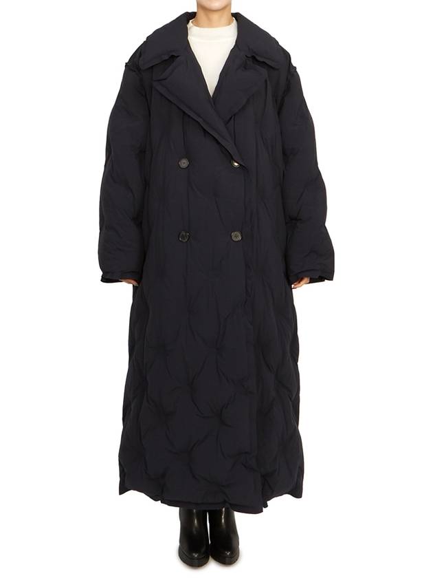 Recycled Nylon Padded Coat Black - MAISON MARGIELA - BALAAN 4