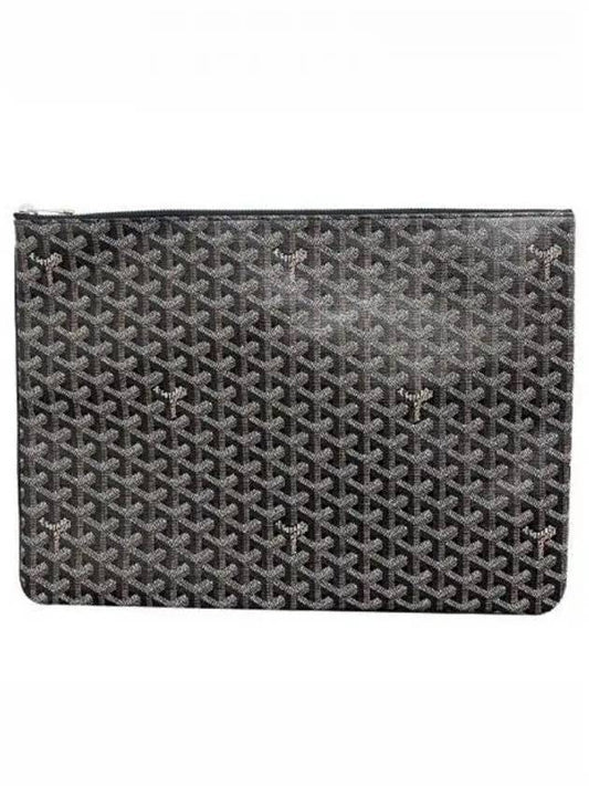 APMSENAT2 GM 01 Special Color Sena Clutch Bag Black TEO 270739 - GOYARD - BALAAN 1