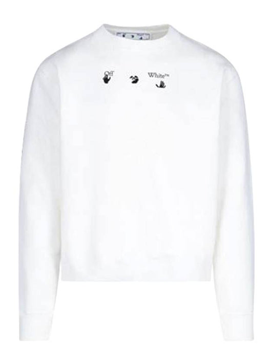 Marker Slim Fit Sweatshirt White - OFF WHITE - BALAAN 1