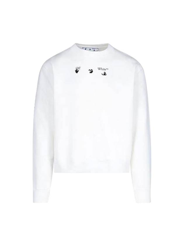 Marker Slim Fit Sweatshirt White - OFF WHITE - BALAAN 1